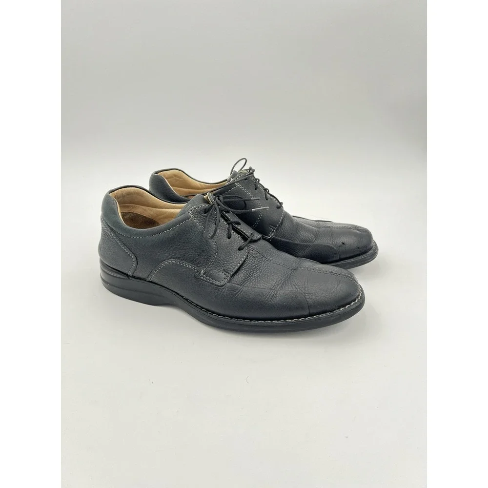 Johnston & Murphy Men's Black Leather Oxford Dress Shoes Business Formal 10.5